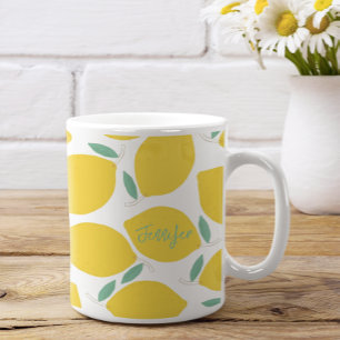 Mug Été Nouveauté Citron-Motif imprimé personnalisé
