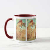 Mug Été par Alphonse Mucha (Gauche)