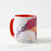 Mug Été (quatre saisons), Alphonse Mucha (Devant gauche)