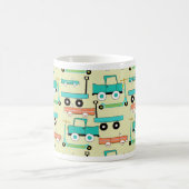 Mug Été Rétro Roues Scooters Voitures Wagons Camions (Centre)