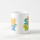 Mug ÉTÉ Split Pop - Vibes tropicales colorées (Centre)