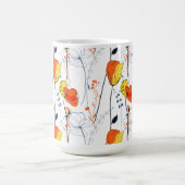 Mug Été tropical | Belles fleurs jaunes Design (Centre)