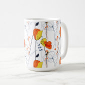 Mug Été tropical | Belles fleurs jaunes Design (Devant droit)