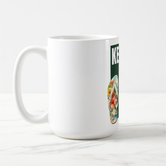 Mug Été Tropical Boho Île Motivationnel  (Gauche)