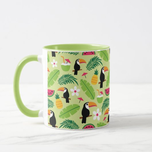 Mug Été tropical de toucan (Gauche)