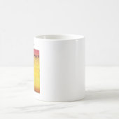 Mug Été tropical et silhouette Cocotiers (Centre)
