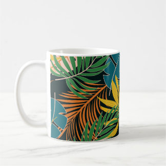 Mug Été Tropical Plante brillant Motif