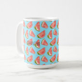 Mug Été Watercolor Watermelon Slices (Devant gauche)