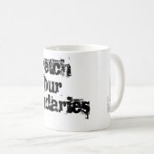 Mug Étendez vos limites (Devant droit)