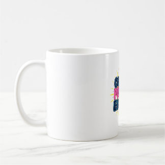 Mug Étendre la joie avec Sunburst Neon T-Shirt