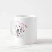 Mug Étendre L'Amour Comme Les Cheveux De Chien (Devant gauche)