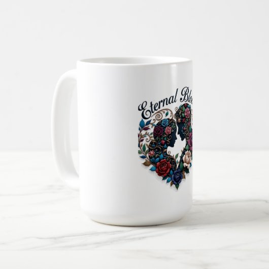 Mug Eternal Bloom Embrace T-Shirt | Intricate Couple (Devant gauche)