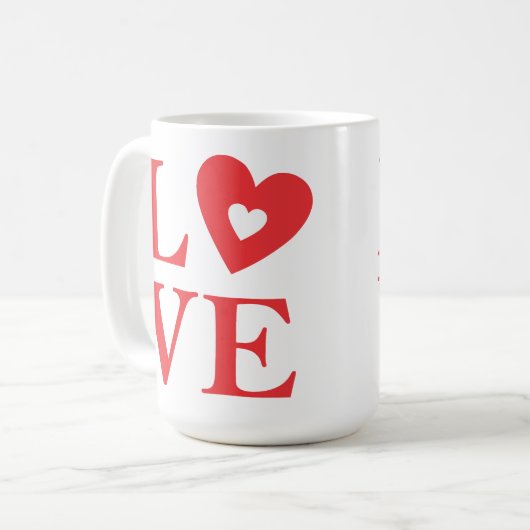 Mug Eternal Love Typography (Devant gauche)