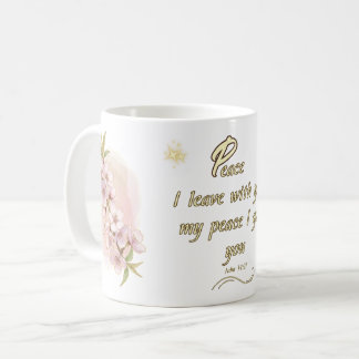 Mug Eternal Peace Mug: 'John 14:27' Bible Verse Design