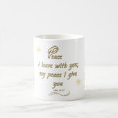 Mug Eternal Peace Mug: 'John 14:27' Bible Verse Design (Centre)