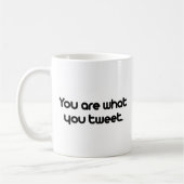 Mug Êtes vous ce que vous gazouillez (Gauche)