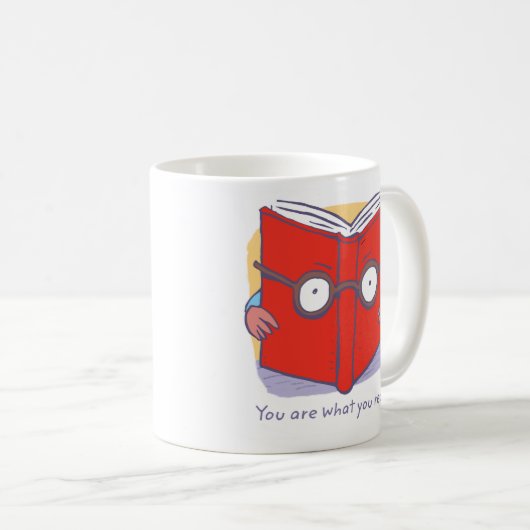 Mug Êtes vous ce que vous lisez (Devant droit)