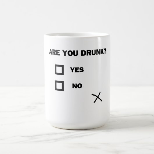 Mug Êtes-vous ivres ? (Centre)