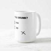 Mug Êtes-vous ivres ? (Devant droit)