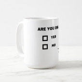 Mug Êtes-vous ivres ? (Devant gauche)