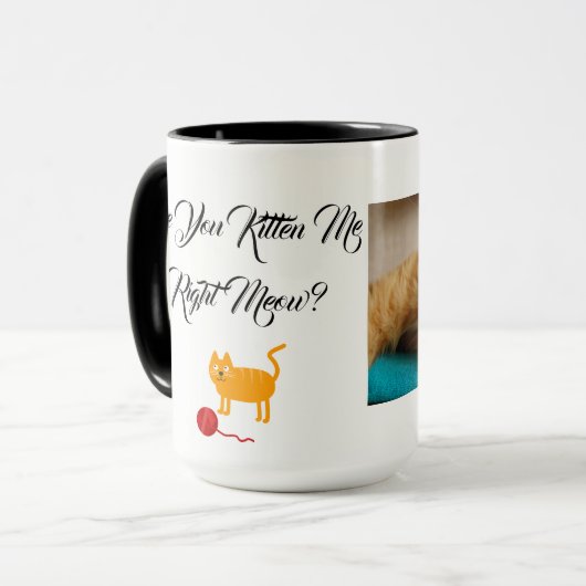Mug Êtes-Vous Kitten Me Chat Pet Meow Destiny Destiny (Devant gauche)