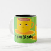 Mug "Êtes-vous prêts ?" pour amateurs de chats Cap (Devant gauche)