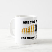 Mug Êtes-vous prêts pour la torture mentale ? (Jeu (Devant gauche)