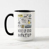 Mug Êtes vous Tiful que | réveillent et maquillage (Gauche)