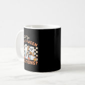 Mug Êtes-vous tombé O Ween Directions Halloween Profes (Devant gauche)