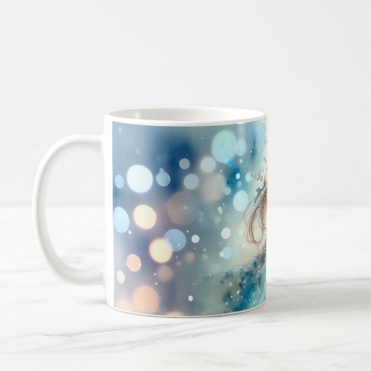 Mug Ethereal Fantasy Goddess in a Watercolor Dream (Gauche)