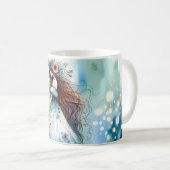 Mug Ethereal Flower Fairy in Watercolor Dreamscape (Devant droit)