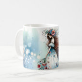 Mug Ethereal Flower Fairy in Watercolor Dreamscape (Devant gauche)