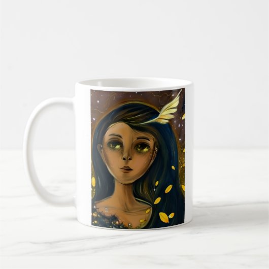 Mug Éthérée Enchantée fille angélique (Gauche)