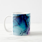 Mug Éthérée Turquoise rose pourpre encre glamour moder (Gauche)