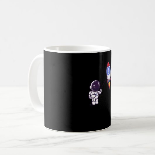 Mug Ethereum À La Lune Eth Krypto Wsb (Devant gauche)