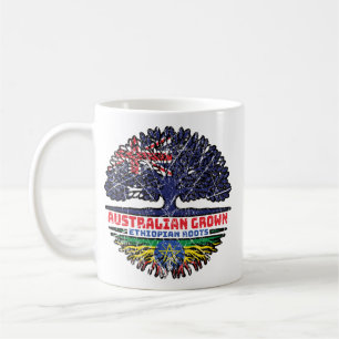 Mug Ethiopie Australie Australie racine d'arbre