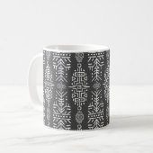 Mug Ethnic Boho Chic : Une conception tribale transpar (Devant gauche)