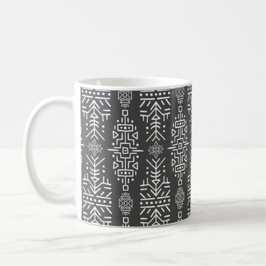 Mug Ethnic Boho Chic : Une conception tribale transpar (Gauche)
