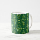 Mug Ethnic Boho : Creative Tribal Seamless. (Devant droit)