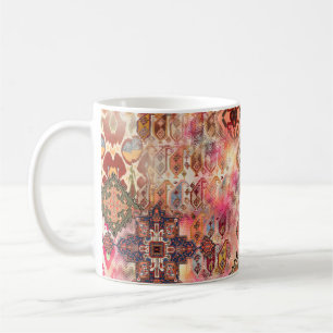 Mug Ethnic Digital Abstrait Motif sans fil