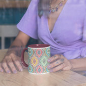 Mug Ethnic Seamless Motif Amérindien Floral