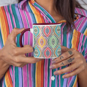 Mug Ethnic Seamless Motif Amérindien Floral