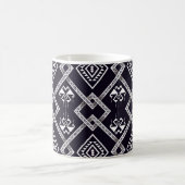 Mug ethnique orientale, arrière - plan traditionnel sa (Centre)