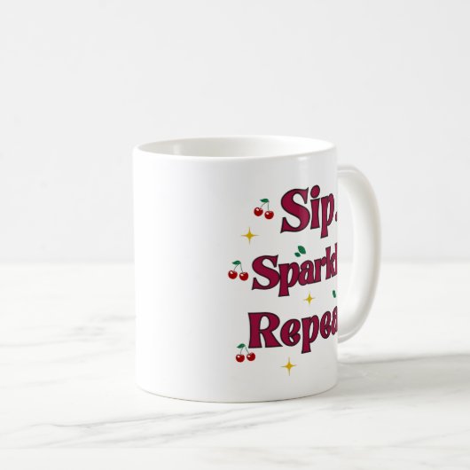 Mug Étincelle et différente (Devant droit)