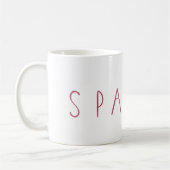 Mug Étincelle rose Chic (Gauche)