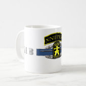 Mug étiquette 509th Geronimo du tireur isolé 11B (Devant gauche)