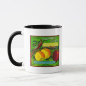 Mug Étiquette Apple Crate de HopsonMilton, WA (Gauche)