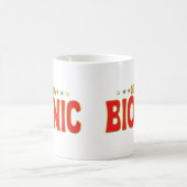 Mug Étiquette bionique d'étoile (Centre)