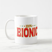 Mug Étiquette bionique d'étoile (Gauche)