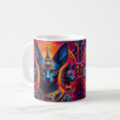 Mug Étiquette Cadeau Feu des Dieux (Devant gauche)